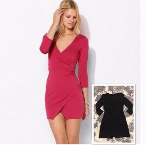 Sparkle & Fade Surplice Bodycon Dress